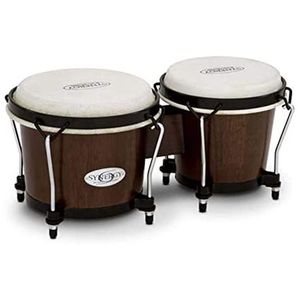 Toca Synergy Bongos - 6"x6-3/4", Transparent Black