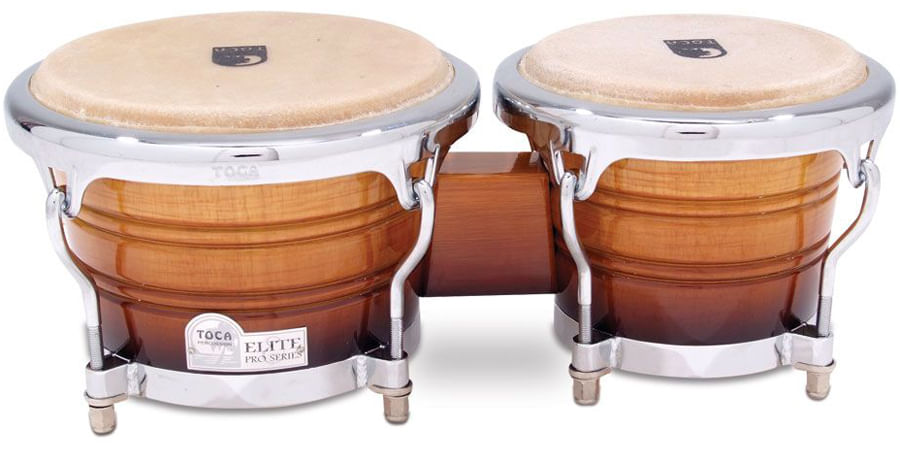 Toca Elite Pro Wood Bongos - Natural Maple