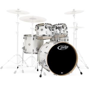 PDP Concept Maple 5-Piece Shell Pack - 22/14SD/16FT/12/10, Pearlescent White