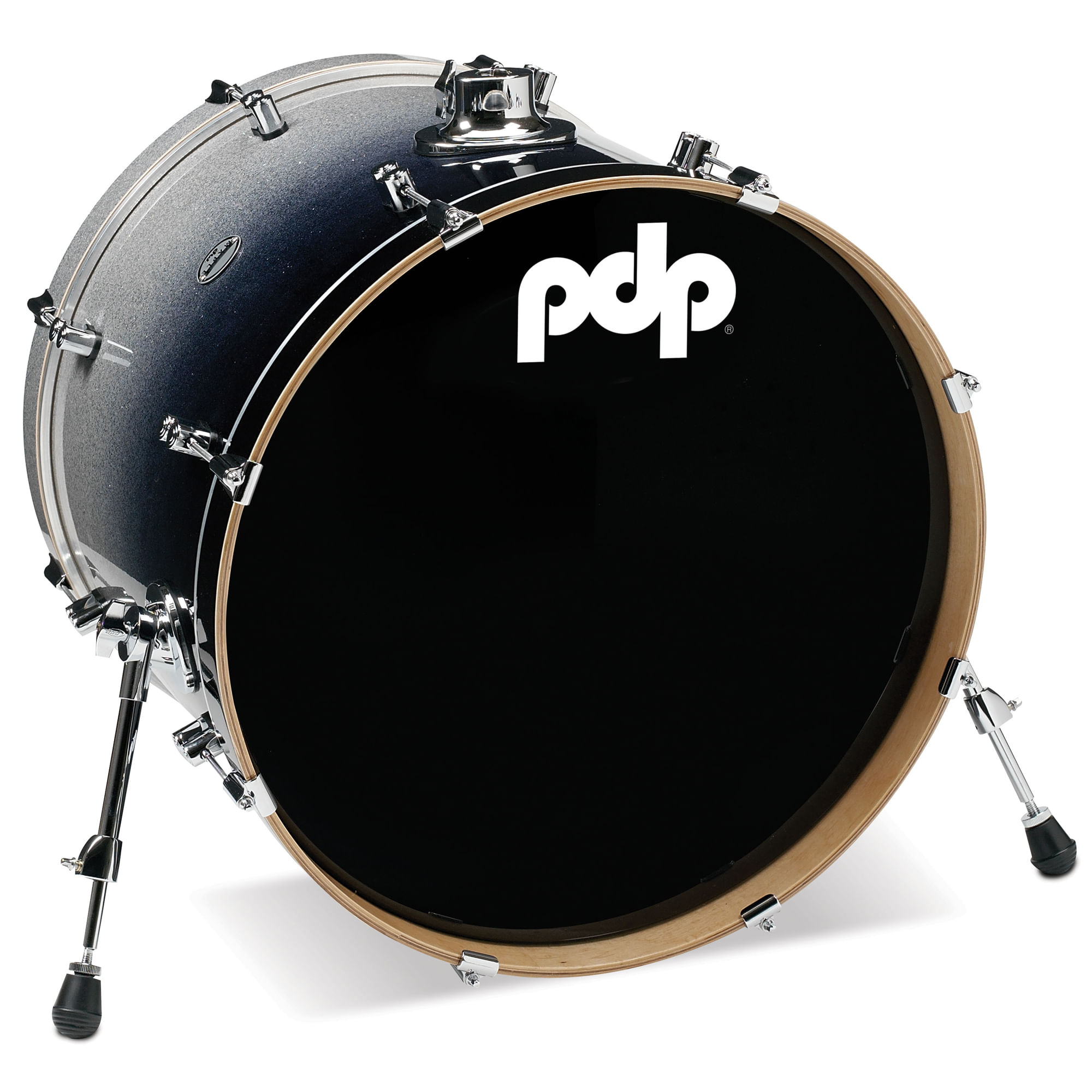 PDP Concept Maple 5-Piece Shell Pack - 22/14SD/16FT/12/10, Silver to ...
