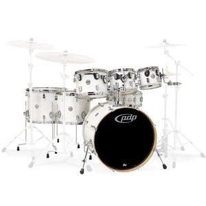 PDP Concept Maple 7-Piece Shell Pack - 22/14SD/16FT/14FT/12/10/8, Pearlescent White