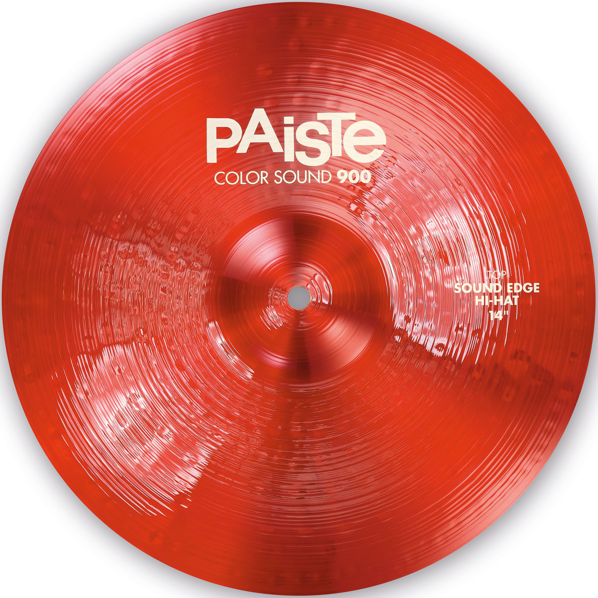 Paiste Color Sound 900 Sound Edge Hi-Hat Cymbal 14", Red Cosmo Music