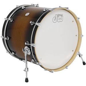 DW Design Series Bass Drum - 18" x 22", Tobacco Burst