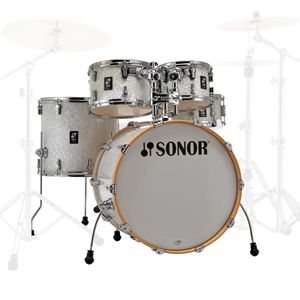 Sonor AQ2 Stage 5-Piece Shell Pack - 22/14SD/16FT/12/10, White Pearl