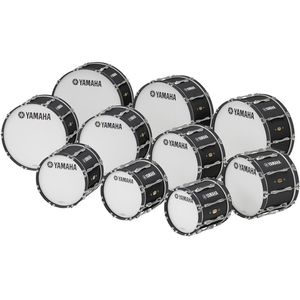 Marching Bass Drum Yamaha MB8332 Black Forest