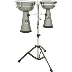 Toca Dual Fiberglass Set with Stand - Grey Frost