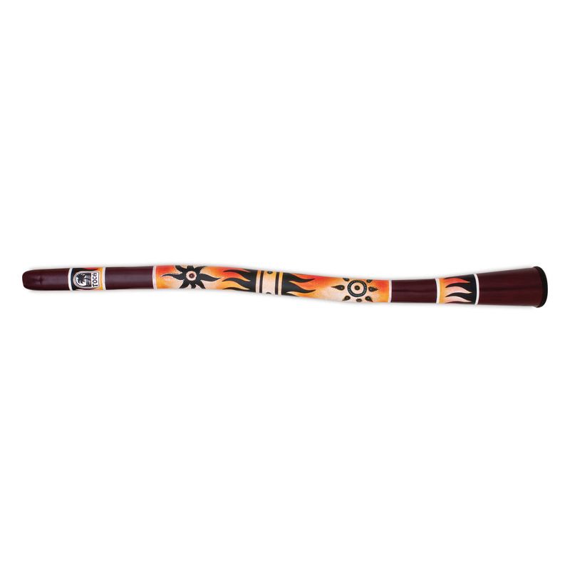 Toca Percussion Curved Didgeridoo DIDG-CTS, 50, Tribal Sun