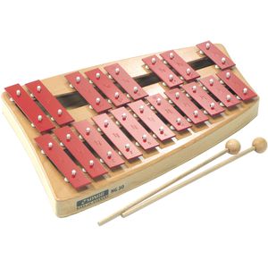 Sonor NG 30 NG Series Red Alloy Soprano Glockenspiel with Double Row