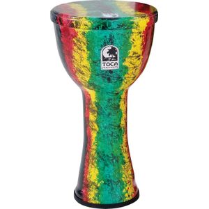 Toca Freestyle Lightweight Djembe - 12", Rasta