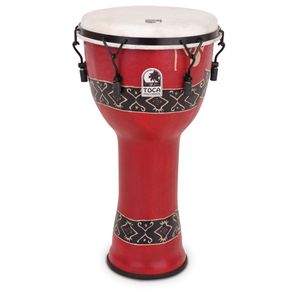 Toca Freestyle Mechanically Tuned Djembe - 12", Bali Red