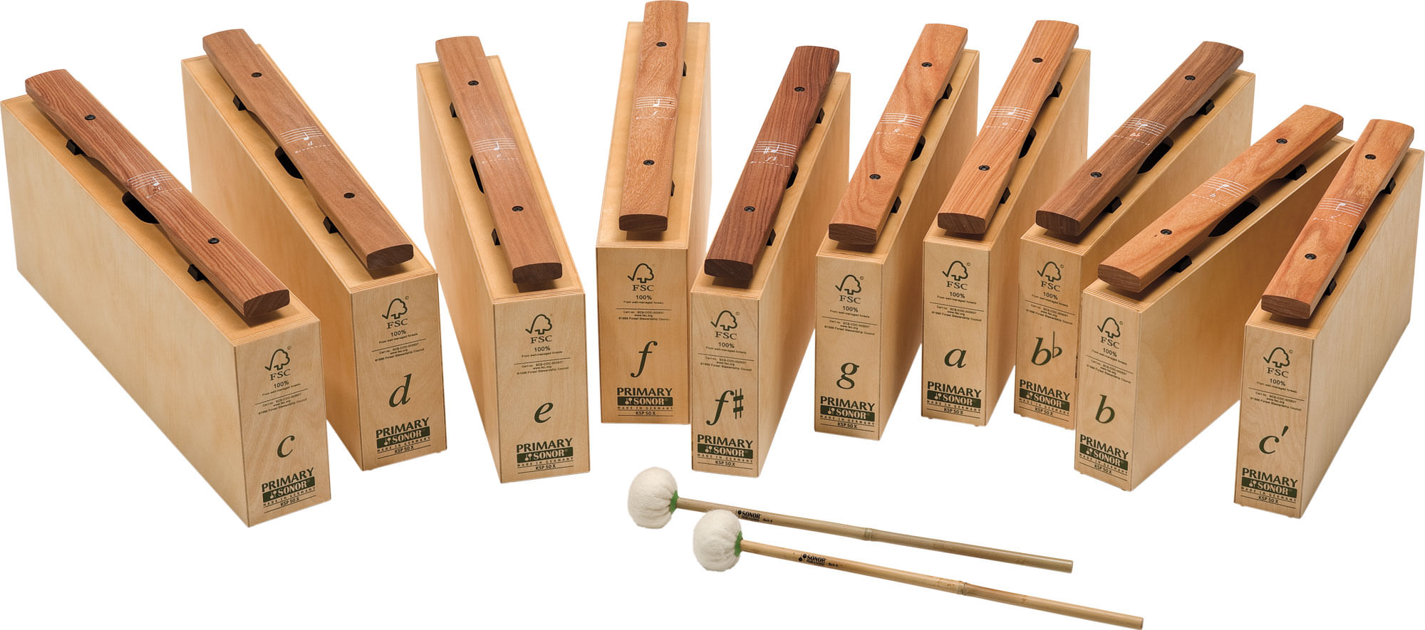 Sonor KSPX1 Primary Chime Bar Set Cosmo Music