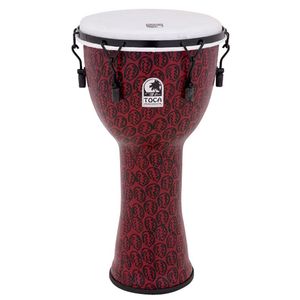 Toca Freestyle II Mechanically Tuned Djembe - 10", Red Mask