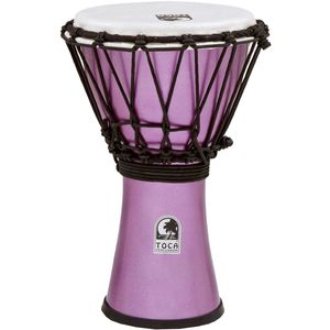 Toca Freestyle II Colorsound Djembe - 7", Metallic Violet