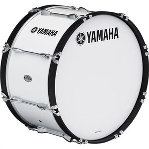 Yamaha MS-6300 Power-Lite Marching Bass Drum - 18", White