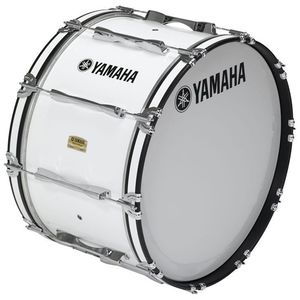 Yamaha MB8326 Field-Corps Marching Bass Drum - 26", White