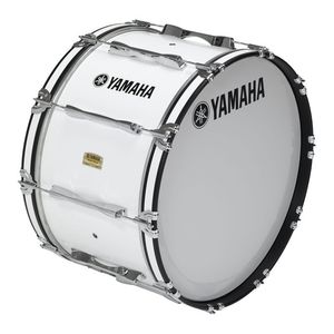Yamaha MB-8320 Field Corps Series Marching Bass Drum - White