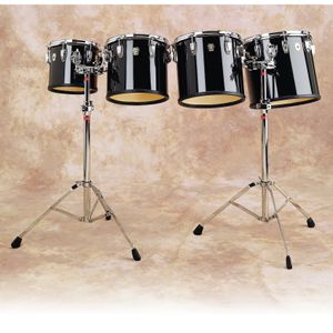 Concert Tom Drum - 6", Single Headed, Black