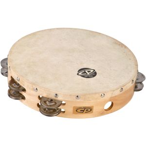 Cosmic Percussion CP380 10" Tambourine - Wood Headed with Double Row Jingles