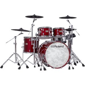 Roland VAD706-GC Acoustic Design Electronic Drum Kit - Hardware, Gloss Cherry