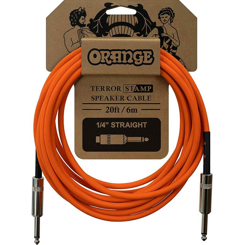 Orange Terror Stamp Speaker Cable - 1/4