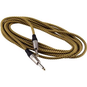 RockCable by Warwick Instrument Cable - Straight TS, 9.8', Vintage Tweed