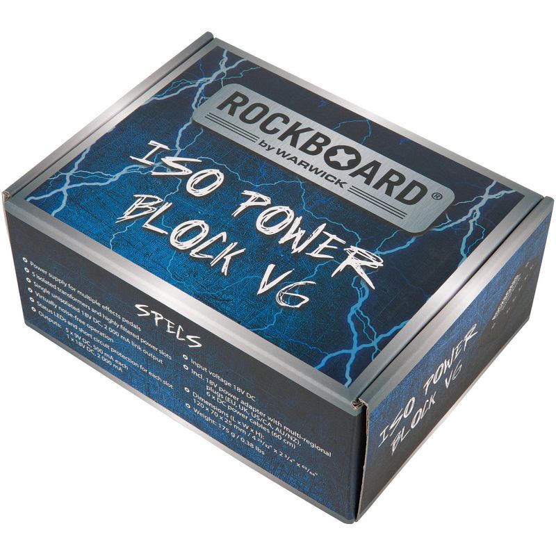 RockBoard by Warwick ISO Power Block V6 Isolated Multi Power