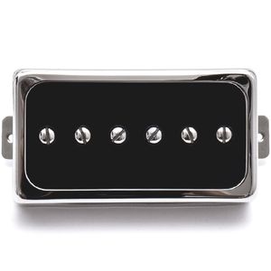 Duesenberg Domino P90 Single Coil Neck Pickup - Black/Nickel