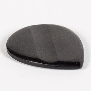 John Pearse Ebony Guitar Pick - Dimple