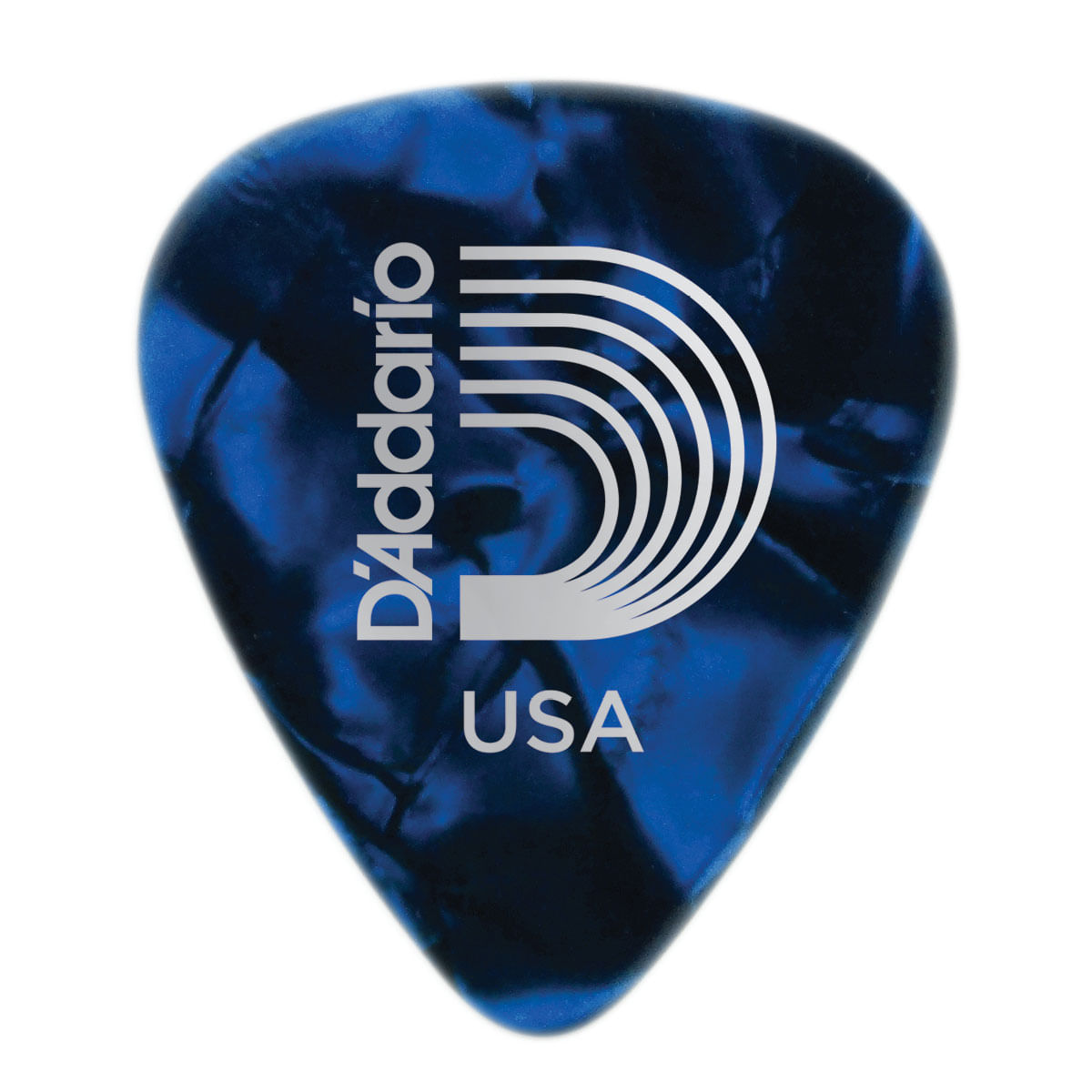 Planet Waves 1CBUP2-25 Blue Pearl Celluloid Guitar Picks - 25 pack