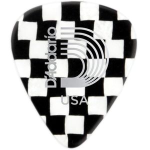 Planet Waves 1CCB2-10 Checkerboard Celluloid Guitar Picks - 10 pack - Light
