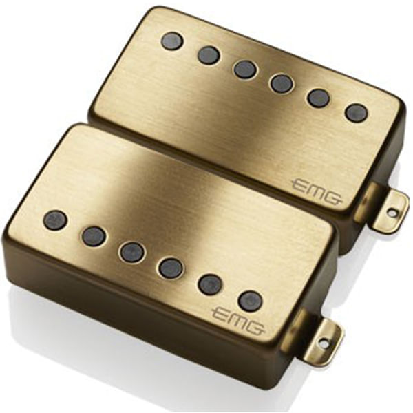 EMG 57/66 HUmbucker Pick Up Set - Gold - Cosmo Music