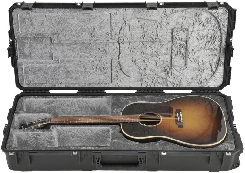 SKB Thin-line Acoustic-Electric/Classic Shaped Hardshell, Standard Latches,  Handle