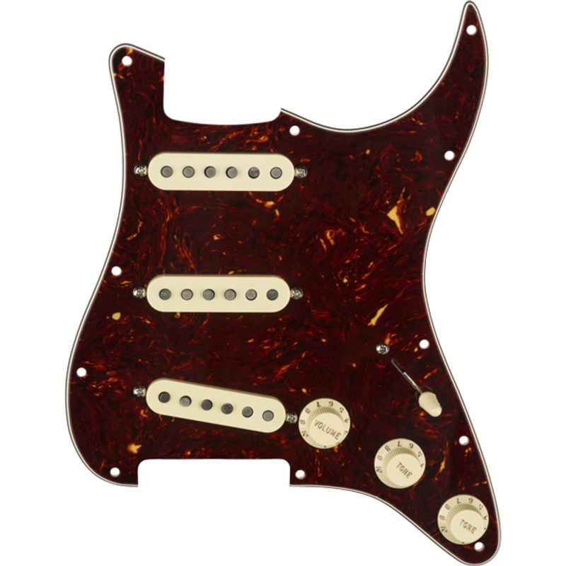 Fender Custom Shop Texas Special SSS Pre-Wired Stratocaster Pickguard -  Tortoise Shell