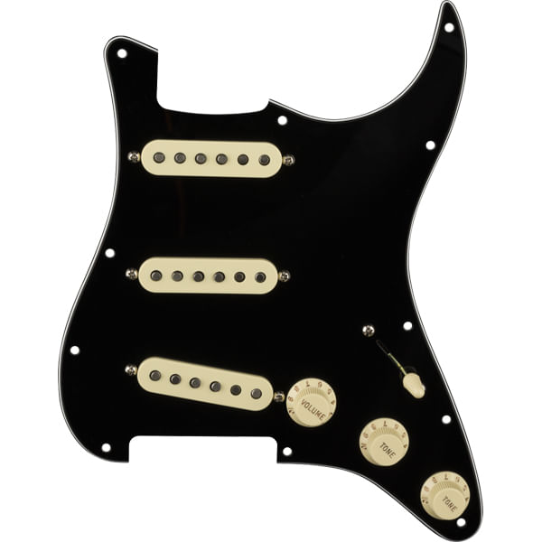 Fender Original '57/'62 SSS Pre-Wired Stratocaster Pickguard - Black
