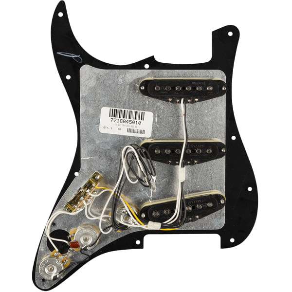 Fender Hot Noiseless SSS Pre-Wired Stratocaster Pickguard - Black - Cosmo  Music | Canada's #1 Music Store - Shop, Rent, Repair