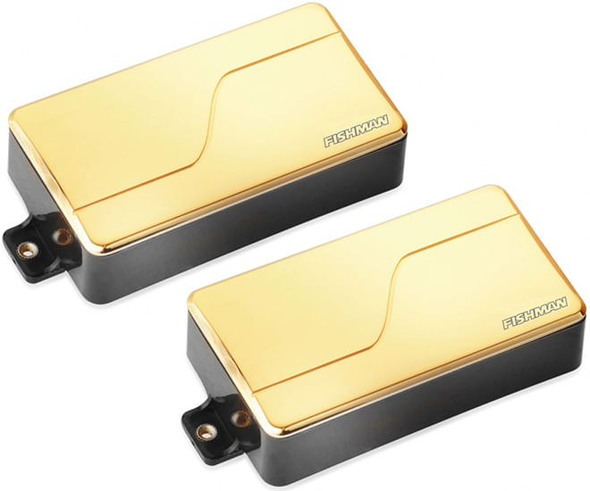 Fishman Fluence Modern Humbucker Pickup Set - 1 Alnico, 1 Ceramic, Gold