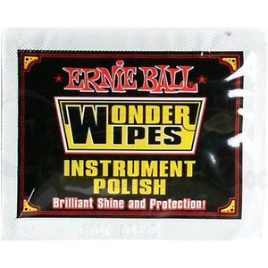 Ernie Ball EB4248 Wonder Wipes Guitar Polish - Single