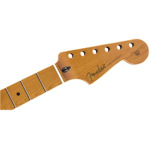 Fender Roasted Maple Stratocaster Neck - Maple, Flat Oval, 12"