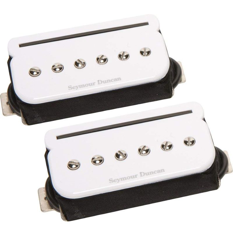 Seymour Duncan SHPR-1S P-Rails Bridge/Neck Pick Up Set - White