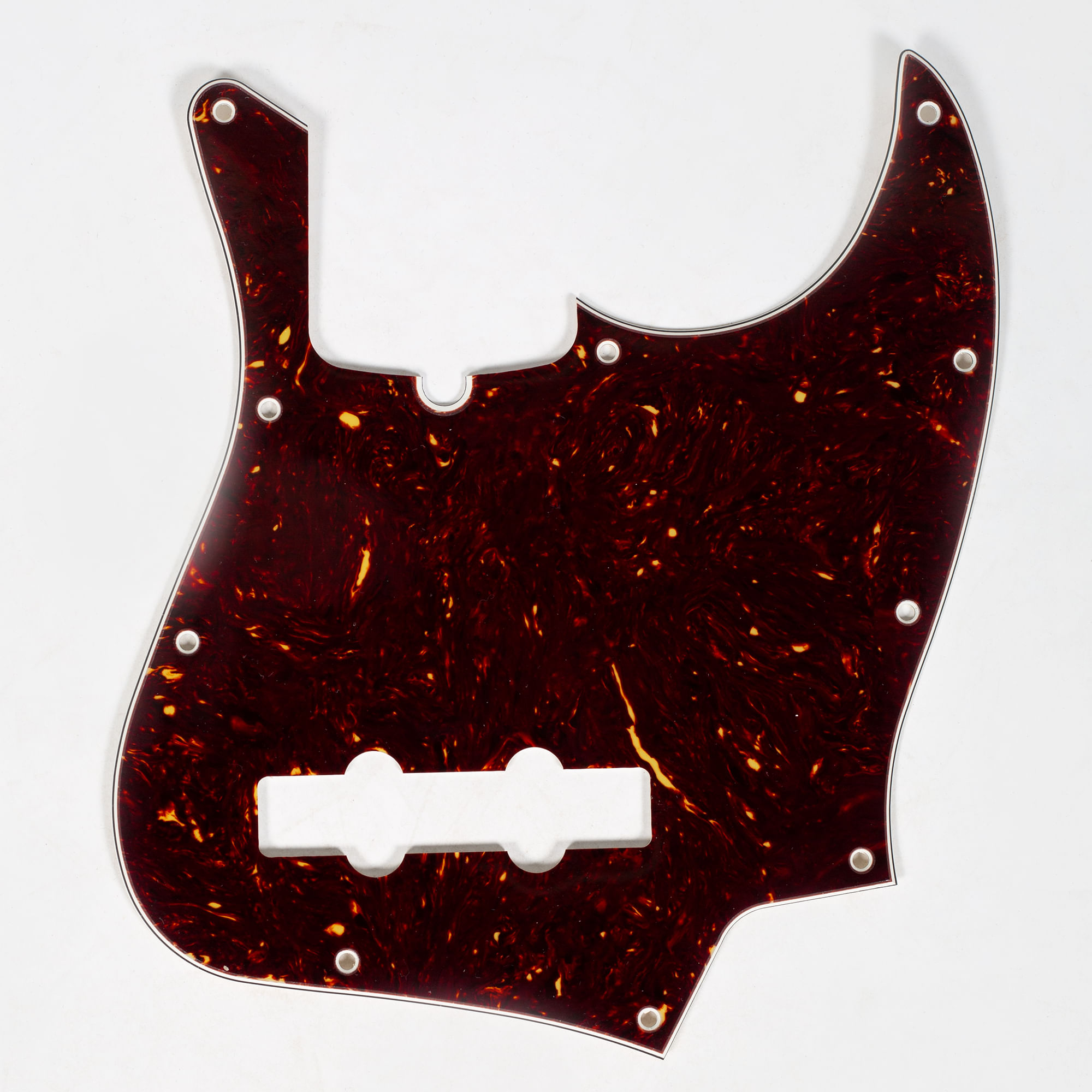 Fender 10 Hole Contemporary Jazz Bass Pickguard 4 Ply Tortoise Shell Cosmo Music