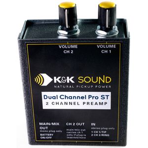 K&K Dual Channel Pro Preamp ST Stereo Guitar Preamp