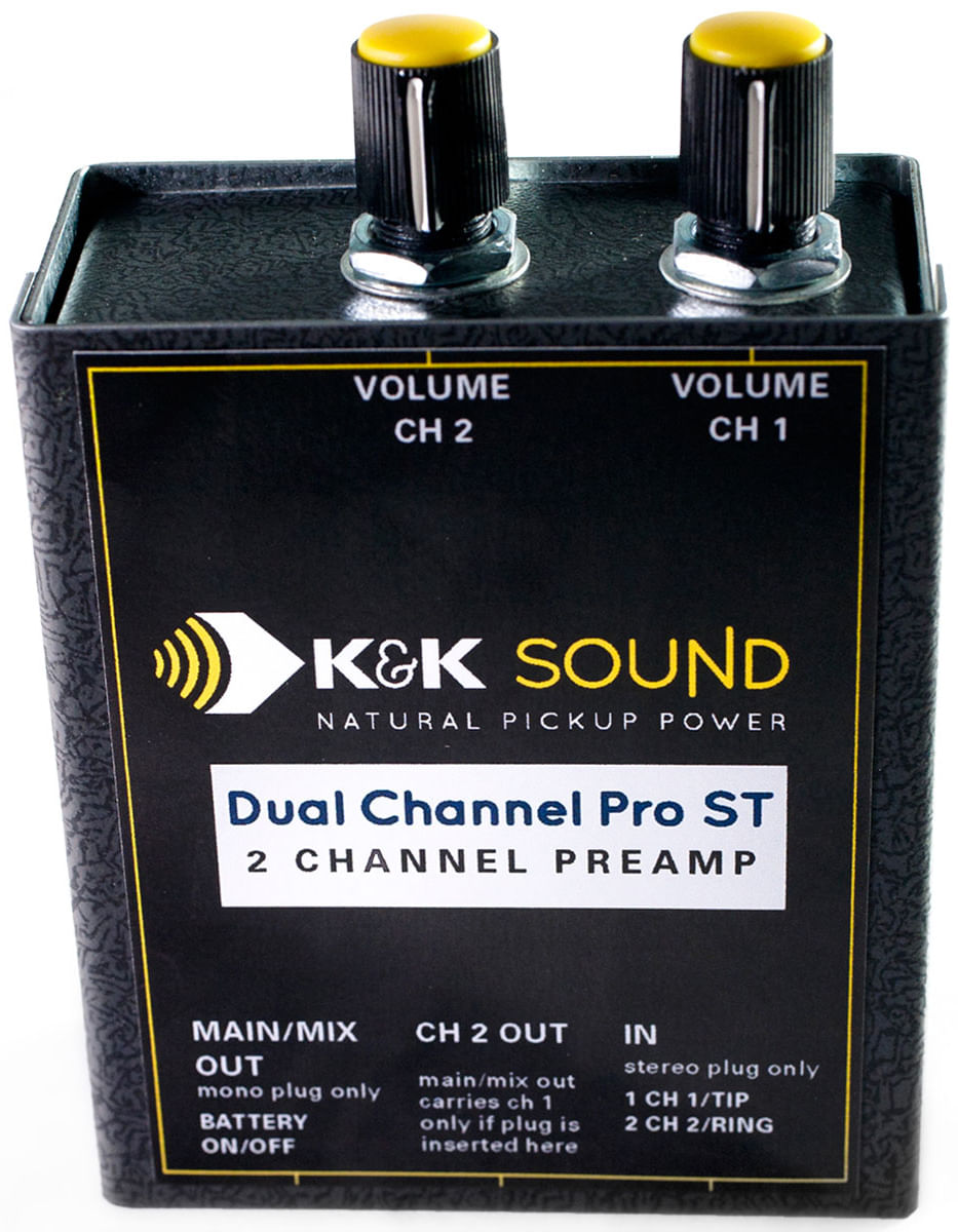 K&K Dual Channel Pro Preamp ST Stereo Guitar Preamp Cosmo Music
