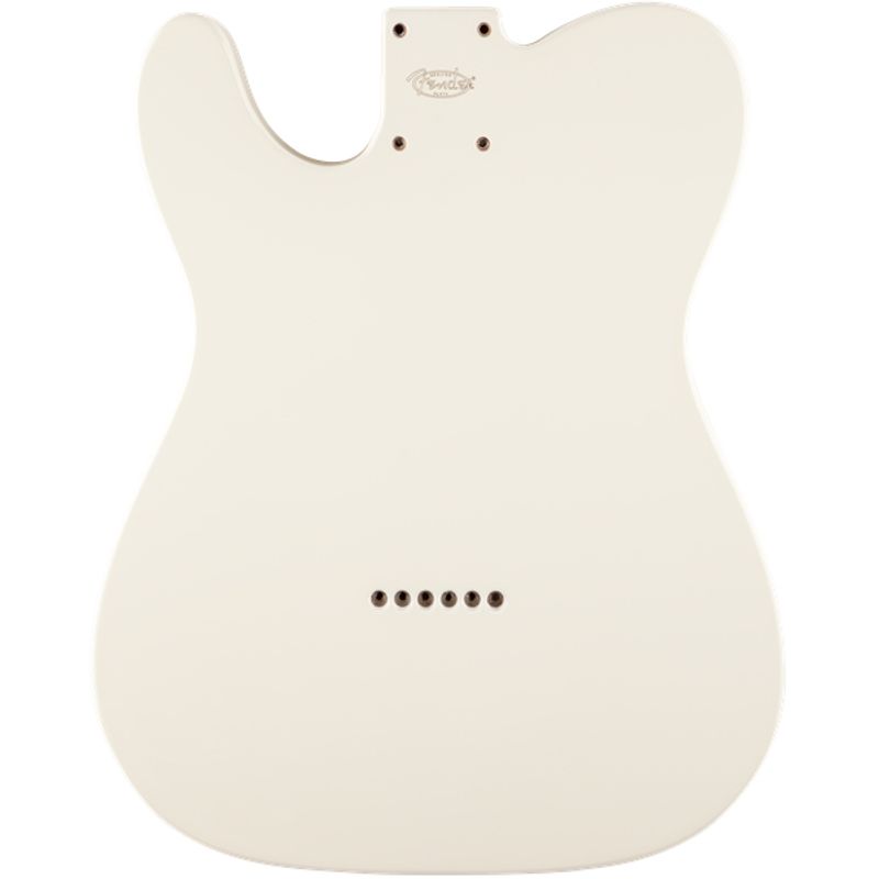 White telecaster deals body