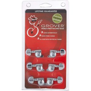 Grover 505C Locking Rotomatic Guitar Tuners - Chrome