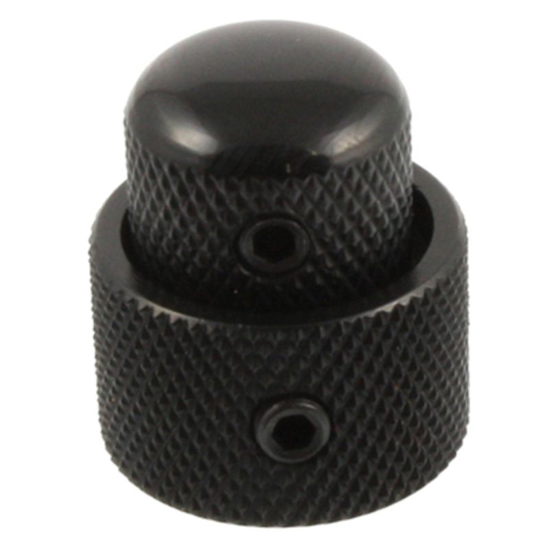 Allparts Concentric Stacked Knob Set Black Cosmo Music