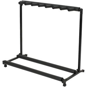 RockStand by Warwick Multiple Guitar Rack Stand - 7 Slot, Black