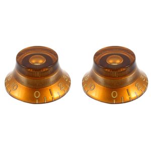 Allparts Vintage Style Bell Knobs - Amber