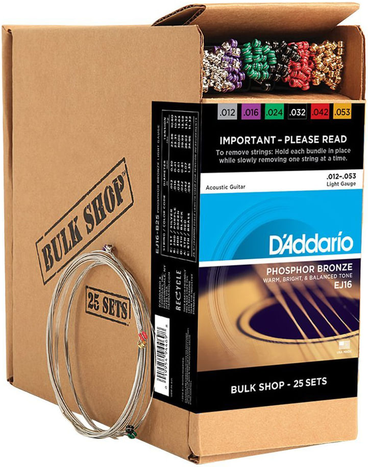 bulk acoustic guitar strings