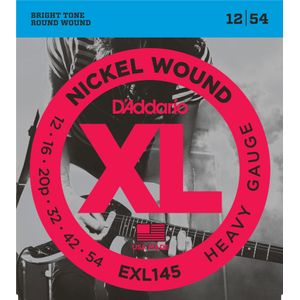 D'Addario EXL145 Nickel Wound Electric Guitar Strings - 12-54, Heavy
