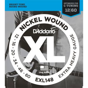 D'Addario EXL148 Nickel Wound Electric Guitar Strings - Extra Heavy